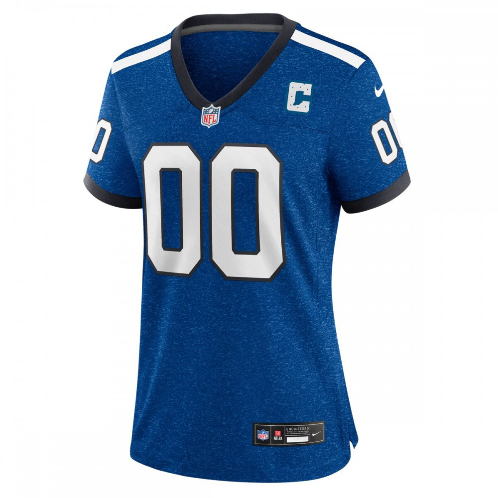 Indianapolis Colts Nike Women's Indiana Nights Alternate Custom Game Jersey - Royal-GridironStore